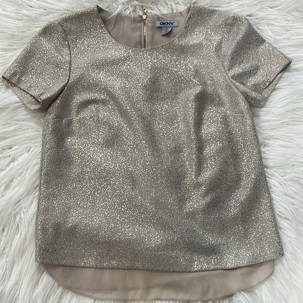 DKNY Shortsleeved Blouse Size XS